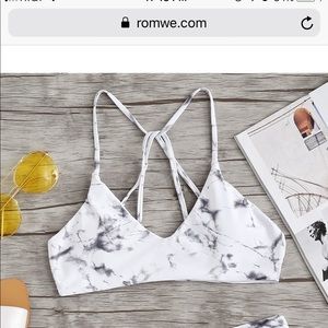 Marble bathing suit